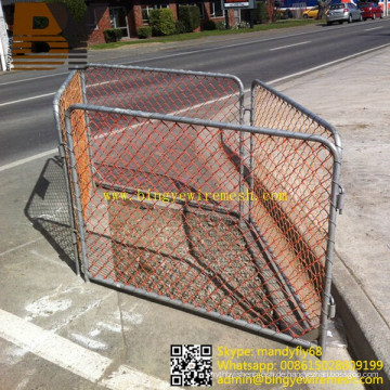 Kettenglied-temporärer Zaun-Eisen-Zaun Crowd Control Barrier-Maschen-Fechten